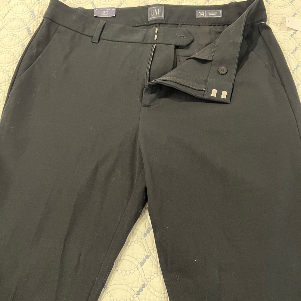 Brand New w/Tags! Gap Black Pants. Size 14 Women